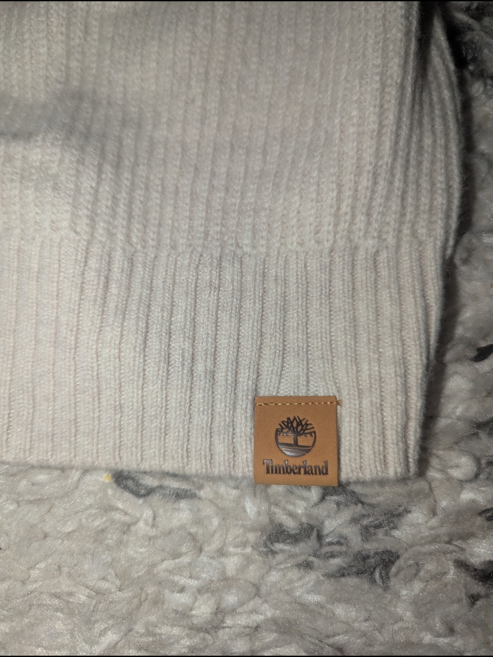 Timberland Beige Ribbed Button-Up Cardigan - Picture 2 of 6